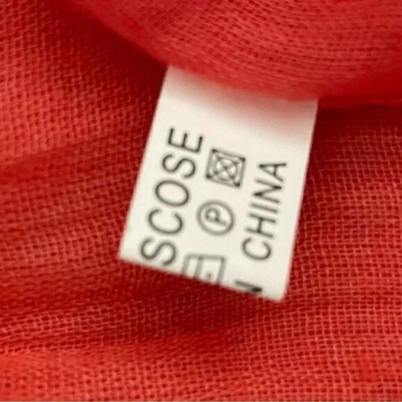 2 for $30 Ombre Oversized Salmon Pink Viscose Shawl Scarf Soft Wrap One Size - Picture 2 of 9